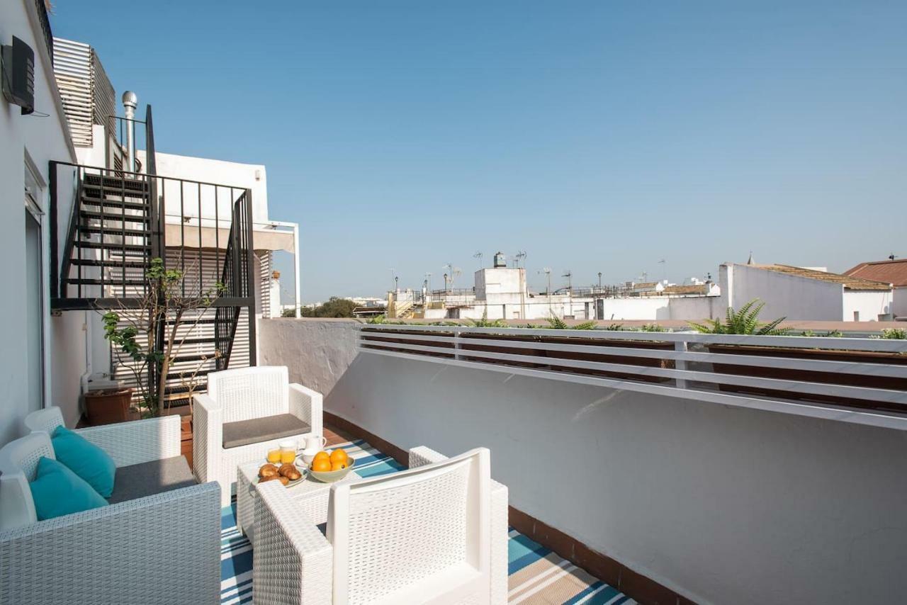 Ferienwohnung Atico Centrico Con Vistas Sevilla Exterior foto