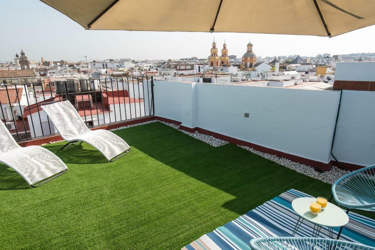 Ferienwohnung Atico Centrico Con Vistas Sevilla Exterior foto